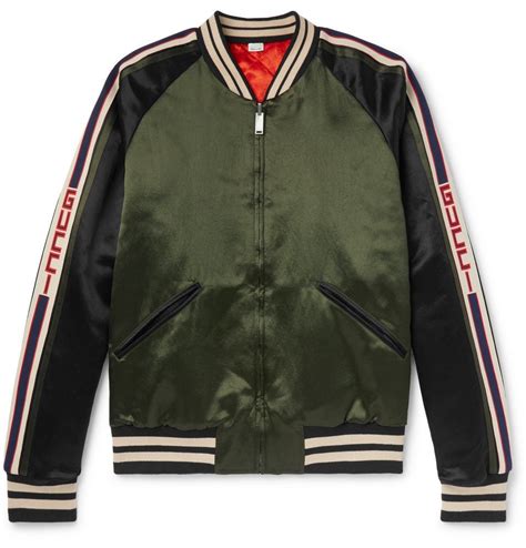 gucci green bomber